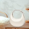 thumbnail image 6 of Abbraccia Shoulder Bag for Women Dumpling Bag Half Moon Bag Mini Purse for Travel Everyday Beige, 6 of 9