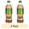 (2 pack) Seagram's Ginger Ale Soda Pop Bottle, 20 fl oz