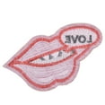 thumbnail image 1 of 2pcs DIY Embroidered Sequins Red Lips Patch Sewing Sticker For Clothing Bags Hats  Type B, 1 of 8