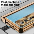 thumbnail image 2 of K-Lion for Samsung Galaxy Z Fold 4 Full Body Case, Built-in Tempered Glass Screen Protector Lens Film Plating Hinges Pen Solt Kickstand Shockproof Case for Samsung Z Fold 4,Blue＋Gold, 2 of 7