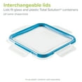 thumbnail image 6 of (3 pack) Snapware Total Solution Glass 4-Cup Square with Lid, A Practical Choice for Dry Goods and Bulk Ingredients, 6 of 7