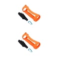 thumbnail image 3 of Monstrate Estuche para altavoz Funda de silicona con correa Mosquetón Compatible con Bluetooth Funda de almacenamiento para altavoz Naranja 2piezas, 3 of 6