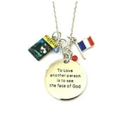 Les Miserables Fashion Novelty Pendant Necklace Broadway Musical Series with Gift Box