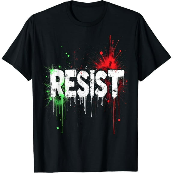 Resist Political Protest T-ShirtWomen Man Tee