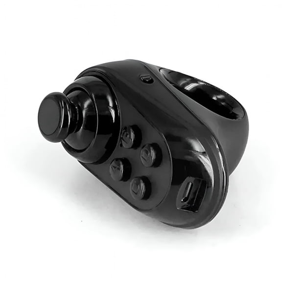 GJX Mini Ring Bluetooth Rechargeable Wireless VR Remote Control Game Controller Joystick Gamepad For Android 3D Glasses