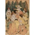 thumbnail image 2 of Jessie Willcox Smith 11x14 Black Ornate Wood Framed Double Matted Museum Art Print Titled: A Child's Garden of Verses (1905), 2 of 5