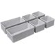 thumbnail image 1 of Caja de almacenamiento de 12 paquetes, organizador de cajones plegable no tejido para ropa interior, sujetadores, corbatas, calcetines Caja de almacenamiento con compartimento para ahorrar espacio (12 Afortunado Sencillez, 1 of 4