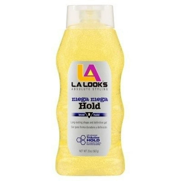 Mega Mega Hold Styling Gel by L.A. Looks for Unisex Gel, 20 Ounce