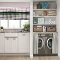 thumbnail image 5 of LALILO Kitchen Curtain Valance Summer Evening Dramatic Purple Rod Pocket Window Curtain 52"x 18" Set of 2, 5 of 5