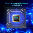 thumbnail image 3 of Android 14.0 TV Box Amlogic S905X5M X5 X96 M200 4GB RAM 64GB ROM TV Box con Dual Wi-Fi 2.4G/5.0G, BT 5.0/ 3D Ultra HD 8K/ H.265/ 1000M LAN/ USB 2.0 Smart Box, 3 of 8