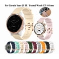thumbnail image 2 of 18mm 20mm Armband för Garmin Smartwatch, Ersättningsarmband Blue, 2 of 4