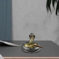 thumbnail image 1 of 眼镜蛇烟灰缸轻奢个性摆件树脂工艺品简约家居创意装饰金色室内雪茄烟灰缸, 1 of 8