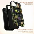 thumbnail image 4 of Witchy Potion Shelf iPhone Case, Gothic Cottagecore Aesthetic Halloween Protective Cover, Green Elixir & Skull Bookshelf Design for iPhone 16 15 14 13 12 11 Pro Max Plus Mini, 4 of 6