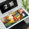 thumbnail image 3 of Hello Fall Rhodesian Ridgeback Football Welcome Autumn with Leaves Pumpkins Desk Mat Full Keyboard Mouse Pad Ridgebacks Dog Lover Gifts Large Mousepad - 00012, 3 of 5