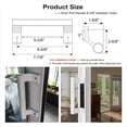 thumbnail image 2 of 3X Manija Puerta Corrediza Tirador Puerta Vidrio Corrediza Aluminio 8 Pulgadas las Manijas Puertas Corredizas Patio Se Adaptan A Orificios Montaje 6-5/8 Pulgadas, 2 of 5