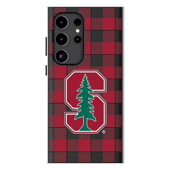 Keyscaper Stanford Cardinal Plaid Galaxy Magnetic Bump Case