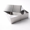 thumbnail image 4 of OUSITAID 3pcs Mousse Rings Set Stainless Steel Square Tiramisu Cake Mold Cheese Cutter Pastry Mould Baking Tool, 4 of 5