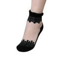 thumbnail image 1 of NUOLUX Calcetines De Encaje Transparentes Negros Con Y Tacto Para Mujer, 1 of 6