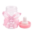 thumbnail image 4 of 72 X Baby Bottle Mini Baby Bottle 4x9cm Rhinestone Pink Bear Gift Favor Baby Girl Baby Baptism, 4 of 8