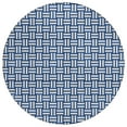 thumbnail image 2 of Addison Rugs Chantille Indoor/Outdoor Transitional Squares Navy Washable Round Rug, 8' x 8', 2 of 6