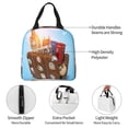 thumbnail image 3 of Pofeuu Trip to London Print Lunch Bag Lunch Box Large Capacity Insulated Lunch Bag for Adult, Leakproof Reusable Lunch Tote Bags for Work, 3 of 5
