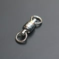 thumbnail image 2 of NIBOLOG 3Pcs Stainless Steel Double Bearing Swivels Saltwater Fishing Tackle Connector, 2 of 5