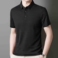 thumbnail image 2 of Mens Bubble Jacquard Polo Shirt Super Stretch Cool Quick Dry Short Sleeve Golf Polo Shirts for Men Black, 2 of 6