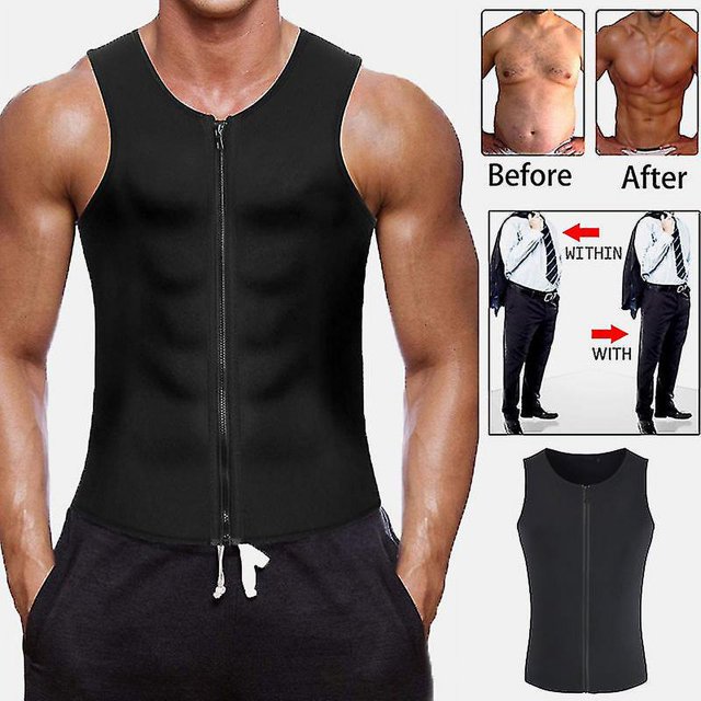 XXL Camisas adelgazantes para hombre, moldeador de cuerpo, compresión de pecho, camiseta interior para Abdomen, ginecomastia, Moobs, recortador de cintura, chaleco para el sudor,