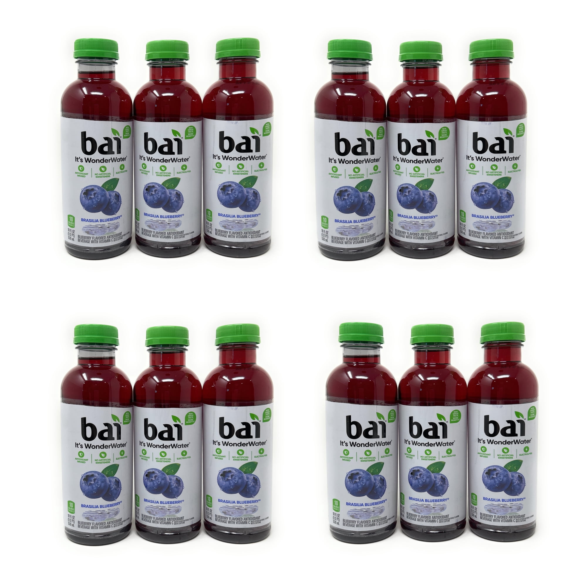 Bai Antioxidant Infusion Beverage Brasillia Blueberry - 12 Bottle