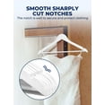thumbnail image 6 of ACSTEP Wooden Hangers 10 Pack, Sturdy Coat Hangers for Closet, Quality Non Slip Hangers, Premium Heavy Duty Hangers, Durable Coat Hanger, Pants Hanger, Suit Hangers, with 360° Rotating Hook, White, 6 of 9