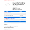 thumbnail image 2 of Pump To Gear Power Steering Pressure Line Hose Assembly - Compatible with 1980 - 1988 Chevy Monte Carlo 1981 1982 1983 1984 1985 1986 1987, 2 of 2