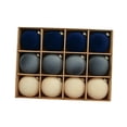 thumbnail image 2 of 12 piezas de adornos de bolas de Navidad decoraciones colgantes para árboles de Navidad bolas decorativas de bricolaje Macarena Estilo B, 2 of 8