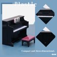 thumbnail image 2 of 1 juego de mini muebles de adorno, mini casa de plástico, piano, mini escena decorativa, 2 of 8