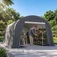 thumbnail image 6 of MOALCOFER 13'x20‘ Heavy-Duty Portable Garage ,Carport with Weatherproof PE Cover and Steel Frame, 6 of 6