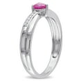 thumbnail image 3 of Everly Women's Created Ruby Sterling Silver Ring, 3 of 6