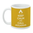 thumbnail image 3 of Aquaman Keep Calm and Call White Mug, 3 of 4