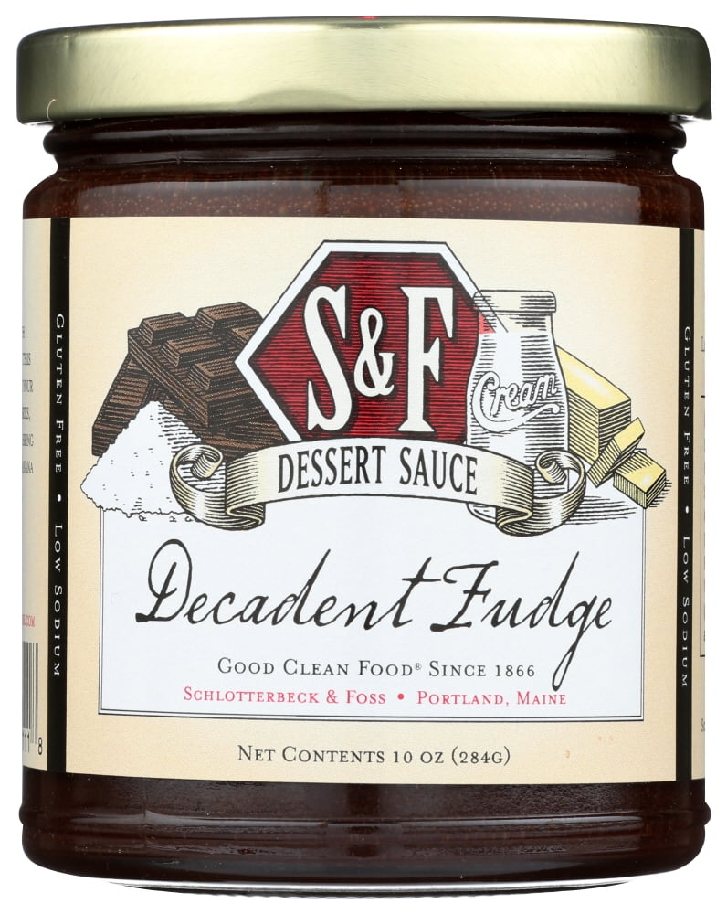 S & F Decadent Fudge Dessert Sauce , 10 Oz