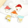 thumbnail image 7 of ZILEFSILK 5pcs Enamel Pins Set for Jackets Shirt Lapel Button Badges Aesthetic Brooch, 7 of 7
