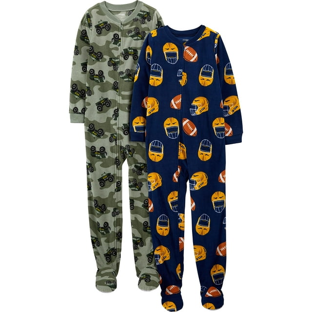 Pijama Simple Joys by Carter's, forro polar holgado FR, 8 años