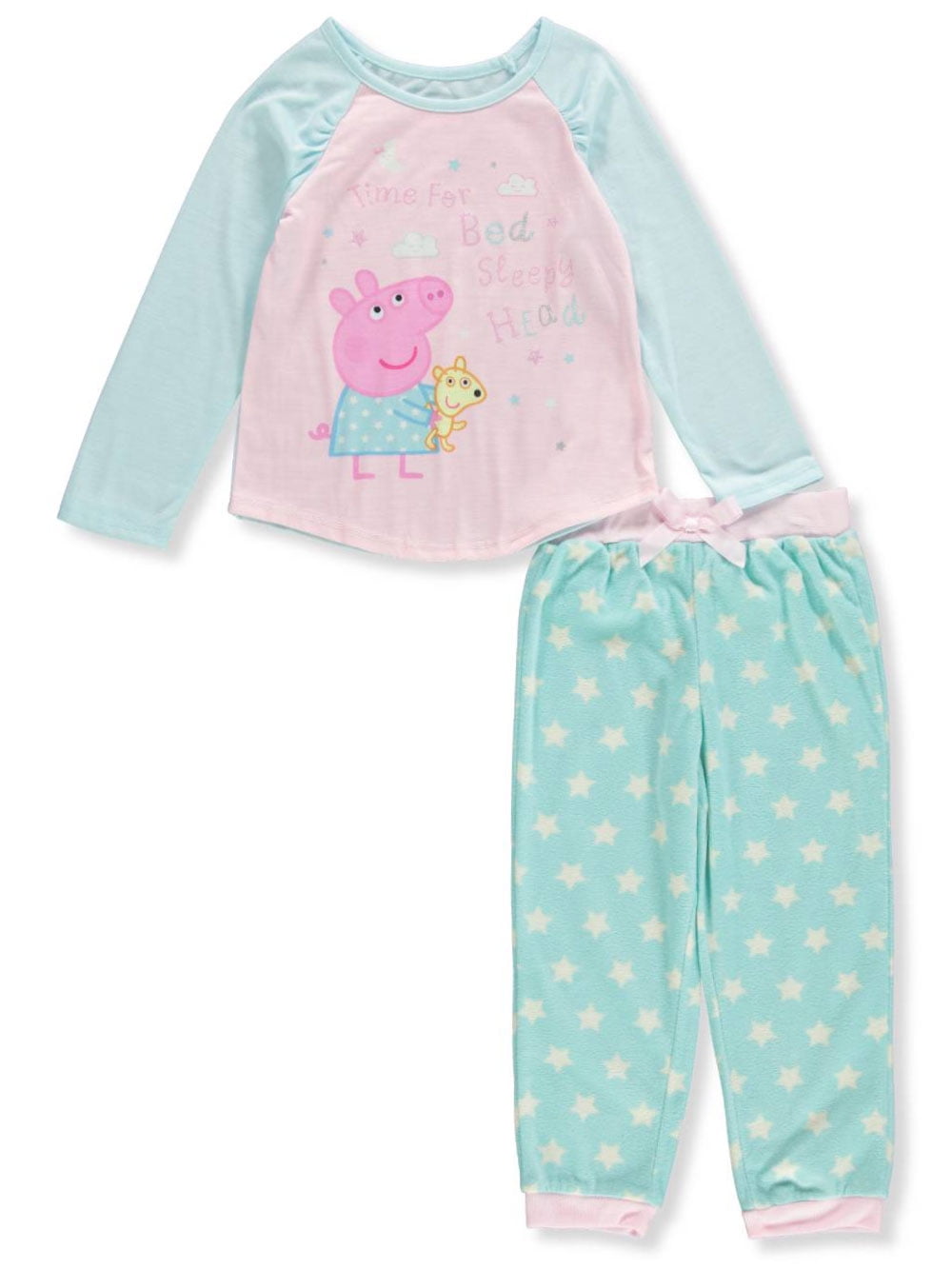 Peppa Pig - Peppa Pig Girls' 2-Piece Pajamas - pink, 4t - Walmart.com ...