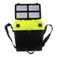 thumbnail image 2 of Caja grande para aparejos de pesca, contenedor multifuncional, herramienta de pesca, equipo portátil Negro amarillo, 2 of 9