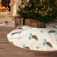thumbnail image 5 of Sikiie Sea Turtle Nativity Christmas Tree Skirt, Jesus Christian Winter Holiday Tree Mat Decoration(30-48IN)36", 5 of 6
