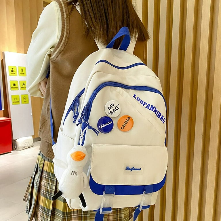 CoCopeaunt Panelled Pattern Nylon Women Backpack Ladies Large Bag