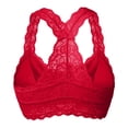 thumbnail image 3 of snowsong Wireless Bras,2024 New Style Women's Solid Comfortable Breathable Non-Underwire Plus-Size Adjustable Push-up Lace Bra,Bras for Women,Push up Bras,Plus Size Bras, Red M, 3 of 3