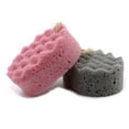 thumbnail image 3 of Monstrate Esponja exfoliante de baño, limpiador de piel para adultos en el hogar, removedor de piel muerta, herramienta de espuma, burbujas, Suministros de limpieza para el hogar Gris, 3 of 6