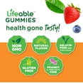 thumbnail image 4 of Suplemento de vitamina B12 Lifeable for Kids, 1000 mcg, 90 gomitas, 4 of 5