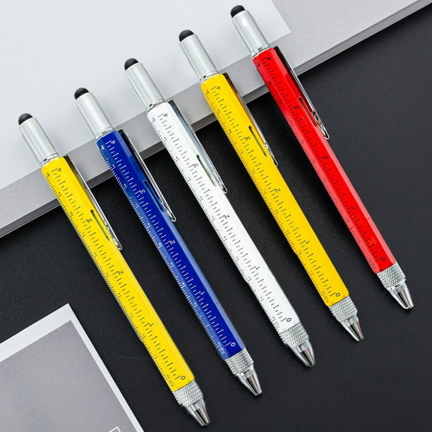 Multitool Pen 6 in 1 Portable Metal Wear Resistant Tech Tool Pen for Office