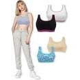 thumbnail image 2 of D'chica Training Sports Bra Wide Strap, Non Padded, Regular Fit Athleisure Bras for 10-12 Years, 2 of 6