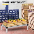 thumbnail image 3 of Vevor 48''x20''x8'' Aluminum Dunnage Rack Commercial Floor Food Shelf 1500lbs, 3 of 9
