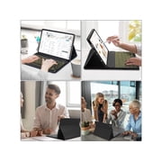 BONAEVER Keyboard Case for Samsung Galaxy Tab S9 Ultra 14.6 Inch 2023 SM-X910 SM-X916B SM-X918U Smart Folio Cover with 7 Color Backlit, Smat Stand Cover with Magnetic Detachable Wireless Keyboard